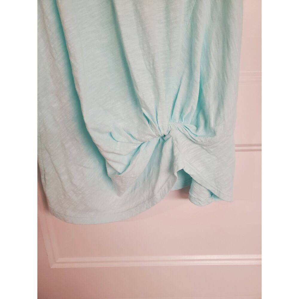 NEW NWT Bobi Teal Tank Top with Front Knot | Size X-Small - Picture 6 of 9
